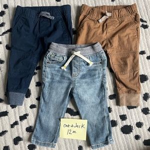 Cat & jack Toddler Boy Pants Set (12 months)